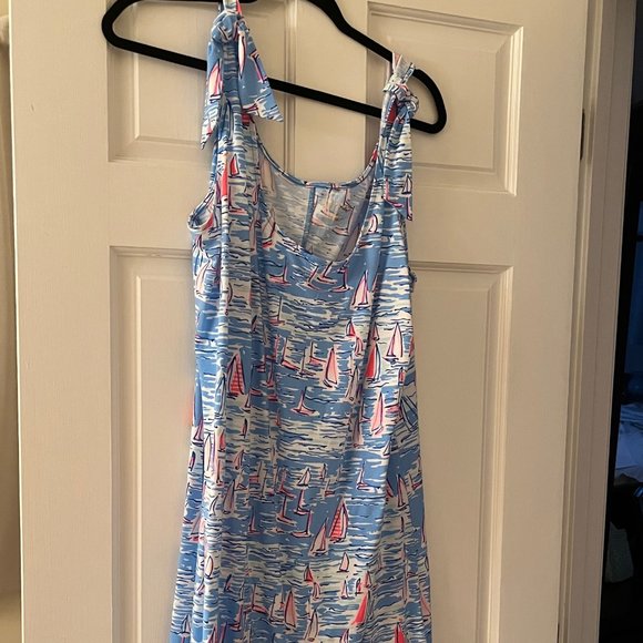 Lilly Pulitzer Dresses & Skirts - Lilly Pulitzer Rivers Blue Zanzibar Boatylicious Dress